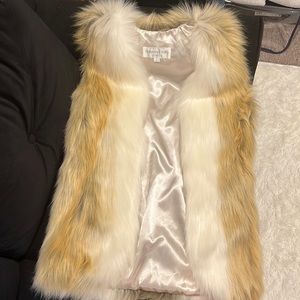 Fabulous Furs faux fur vest